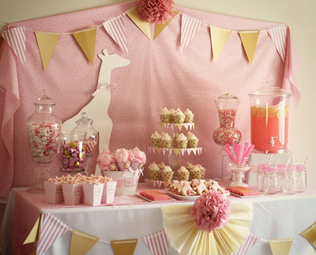 Baby Shower Table Ideas For Girls