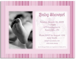 Baby Shower Invitation Templates With Photos