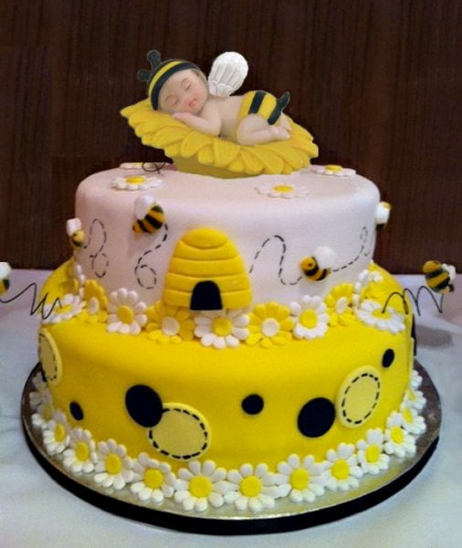 Bumble Bee Baby Shower Cake Ideas