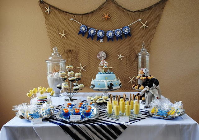 Cheap baby Shower Decoration Ideas for Boys