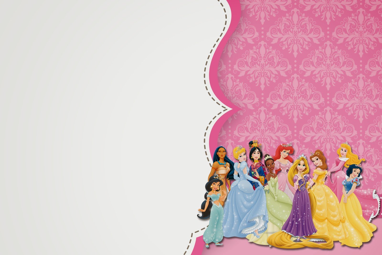 Disney Princess FREE Printable Template
