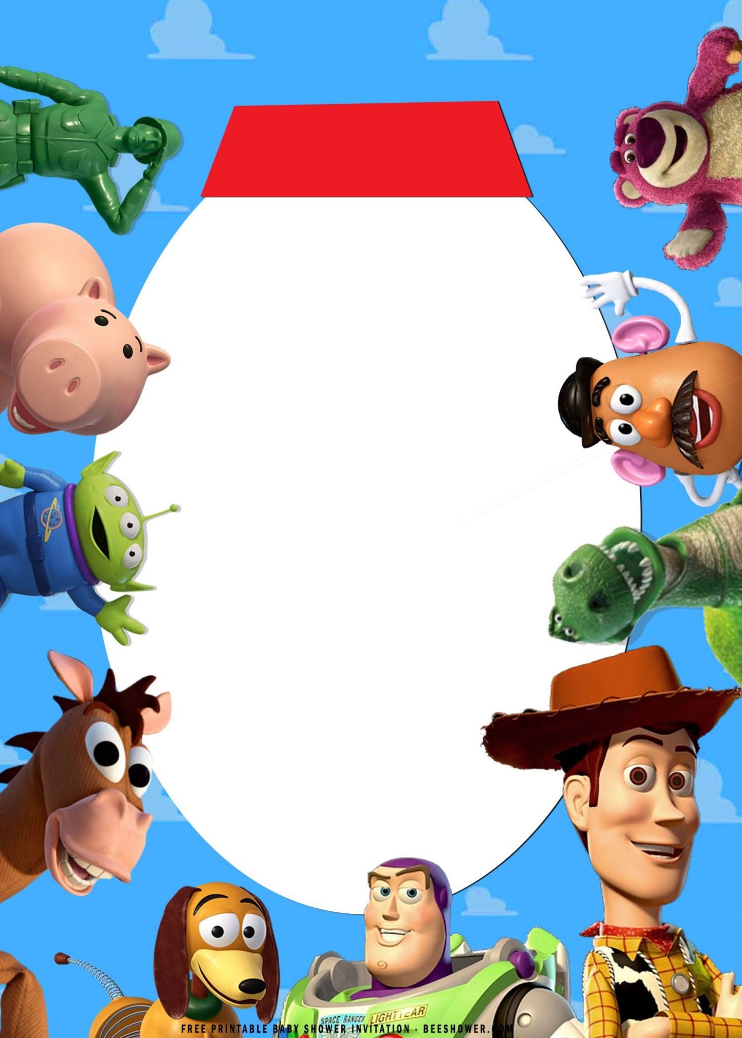 Toy Story Birthday Invitation Template