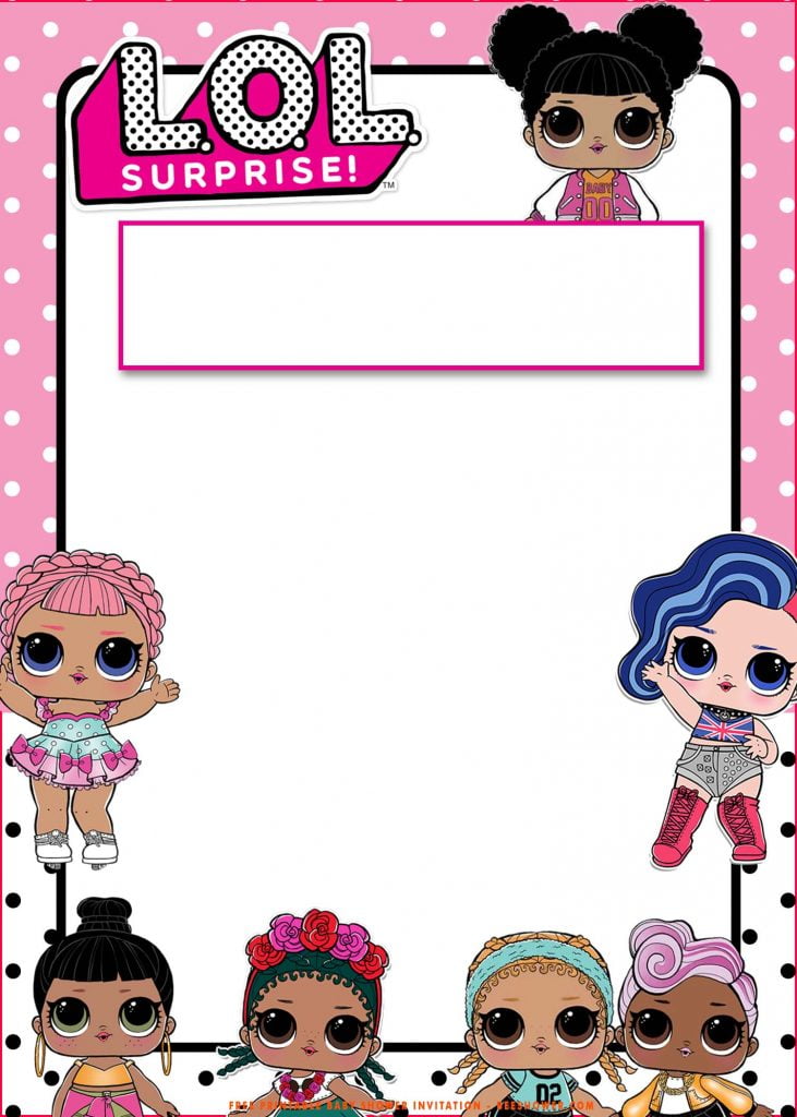 Free Printable LOL Surprise Invitation Templates With 