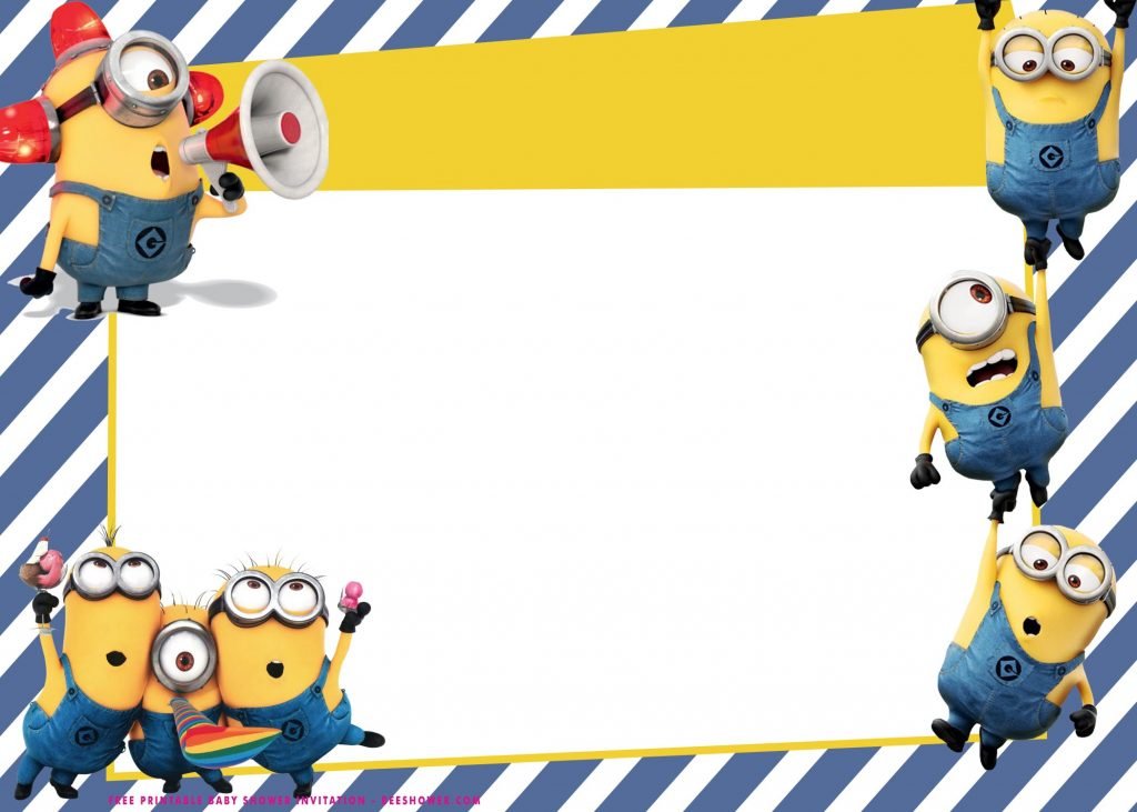 Free Minions Templates with Cheers