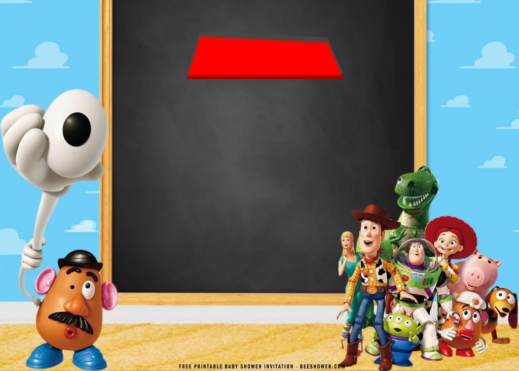 Free Printable Toy Story Invitation Templates With Mr Potato