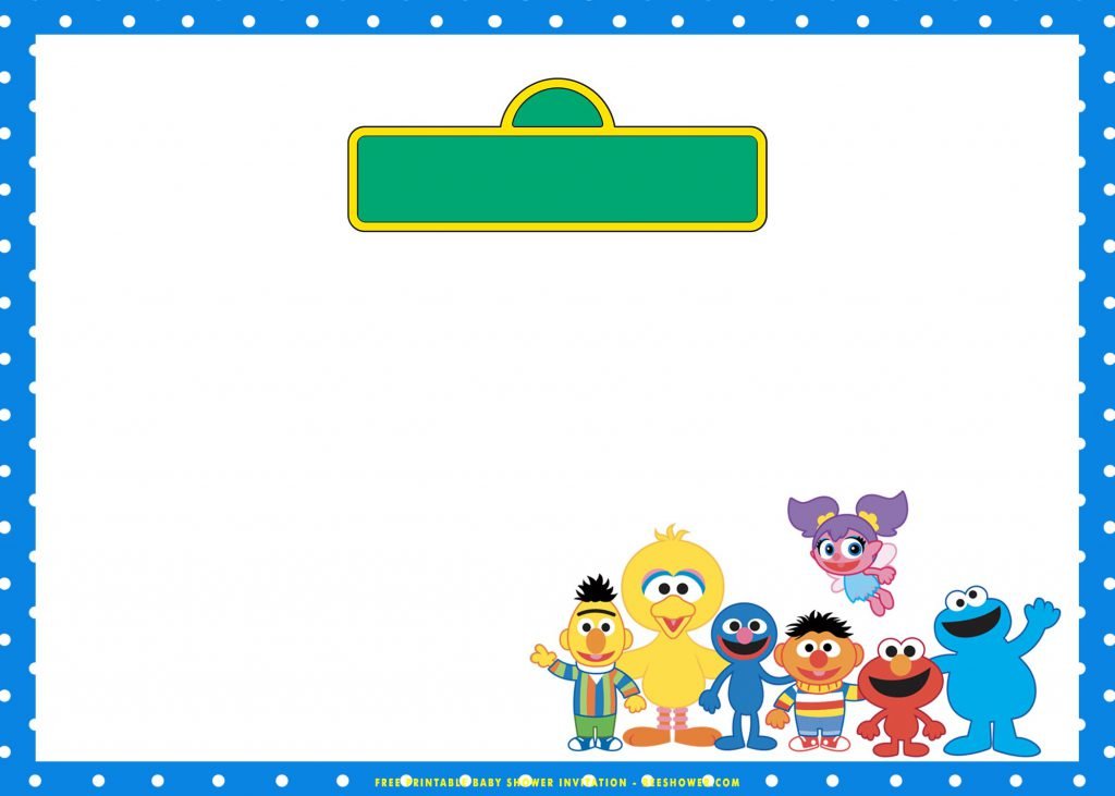 Free Printable Sesame Street Invitation Templates With All Characters