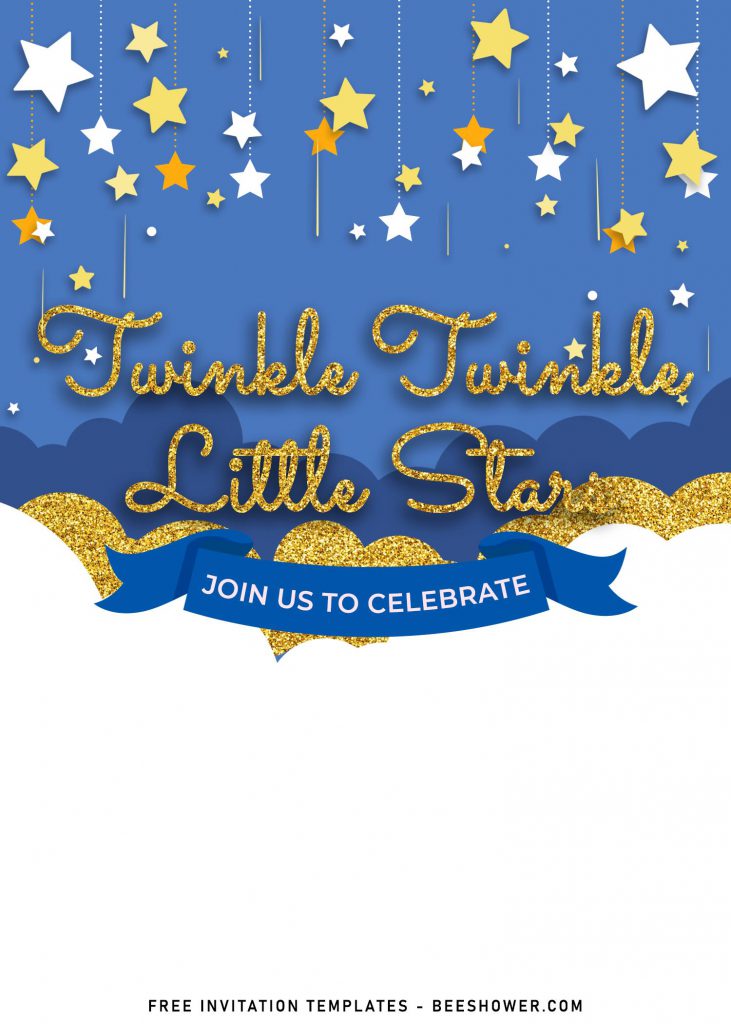 10+ Cute Twinkle Twinkle Little Stars Birthday Invitation Templates and has hundreds of stars
