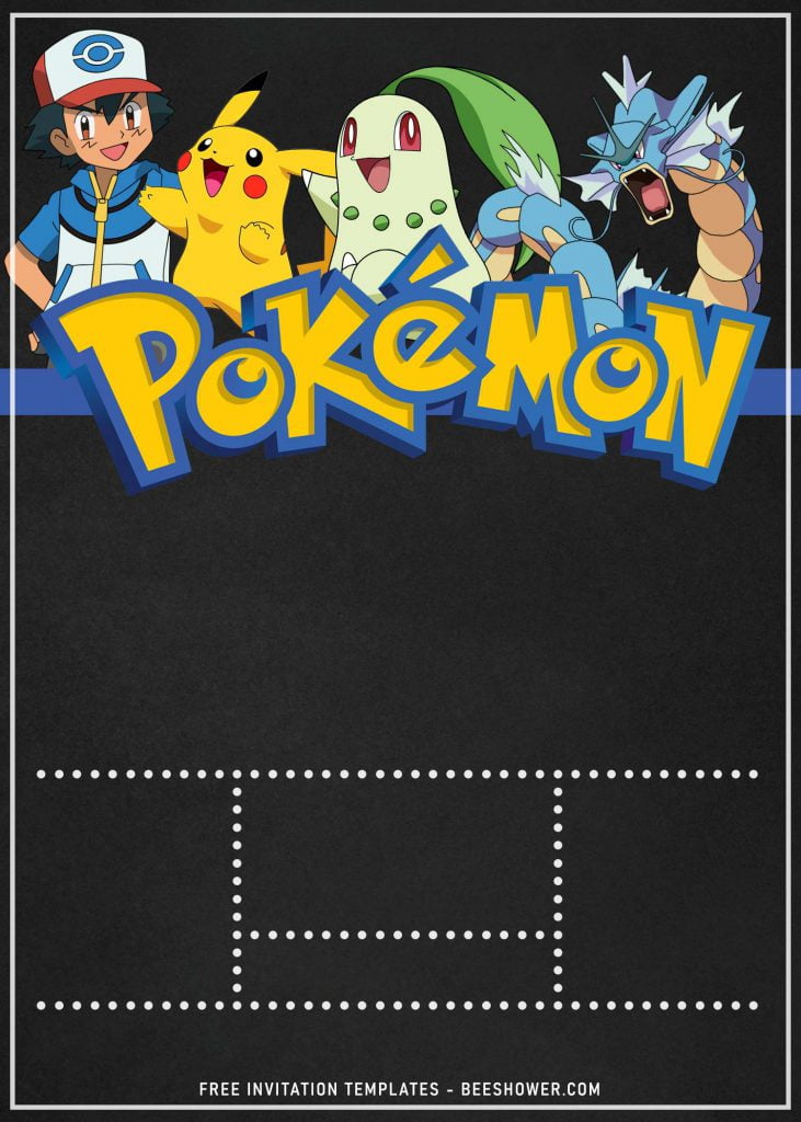 11+ Pokemon Baby Shower Invitation Templates and has ash and pikachu