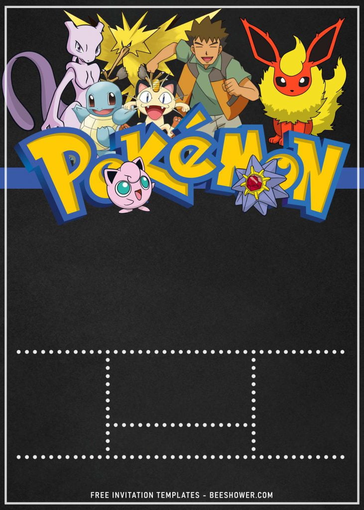 11+ Pokemon Baby Shower Invitation Templates and has Jiggly Puff