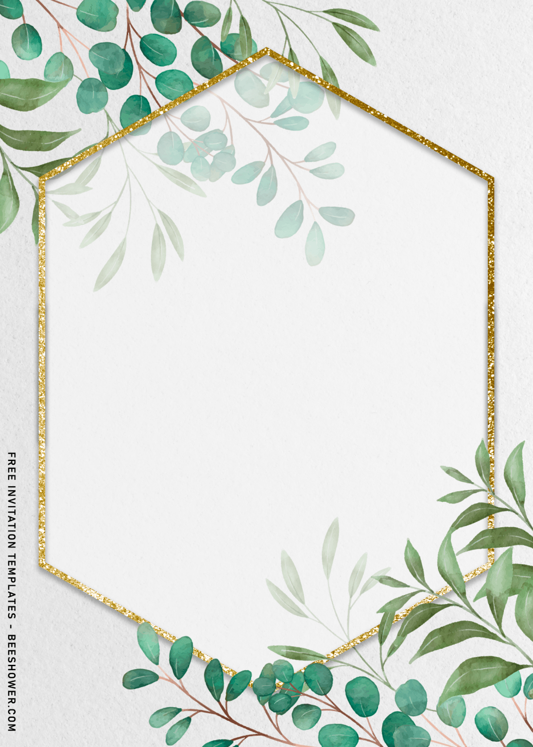 Download 7+ Beautiful Greenery Invitation Templates For Your Garden ...