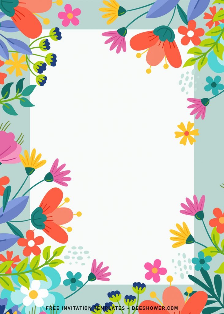 8+ Pastel Spring Floral Birthday Invitation Templates For