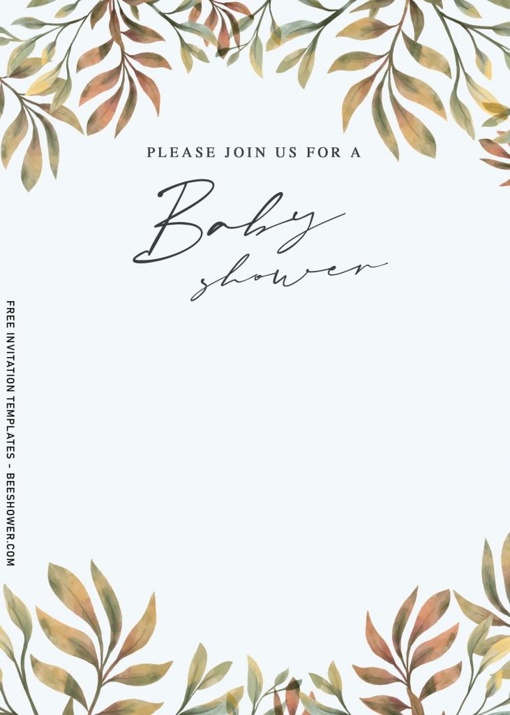9+ Personalized Greenery Baby Shower Invitation Templates For Your Baby Shower Party and has 