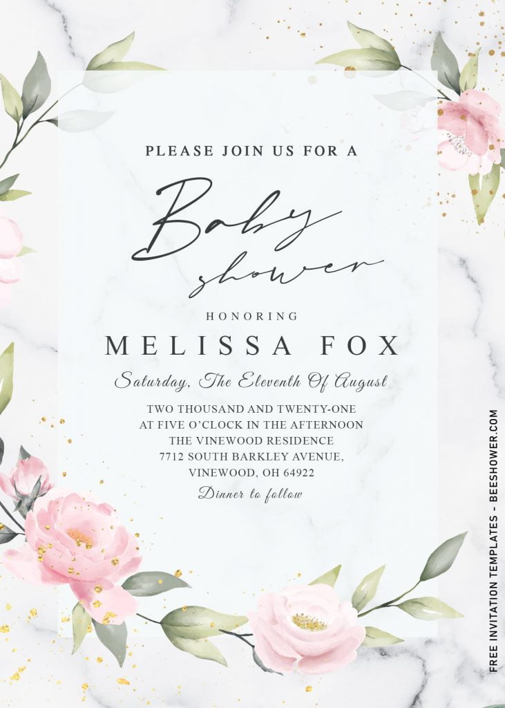 9+ Personalized Greenery Baby Shower Invitation Templates For Your Baby Shower Party