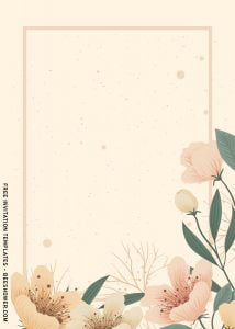 11+ Aesthetic Garden Inspired Baby Shower Invitation Templates and has beautiful magnolia