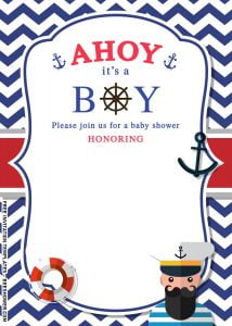 11+ Nautical Themed Birthday Invitation Templates For Your Kid’s Birthday Bash and has