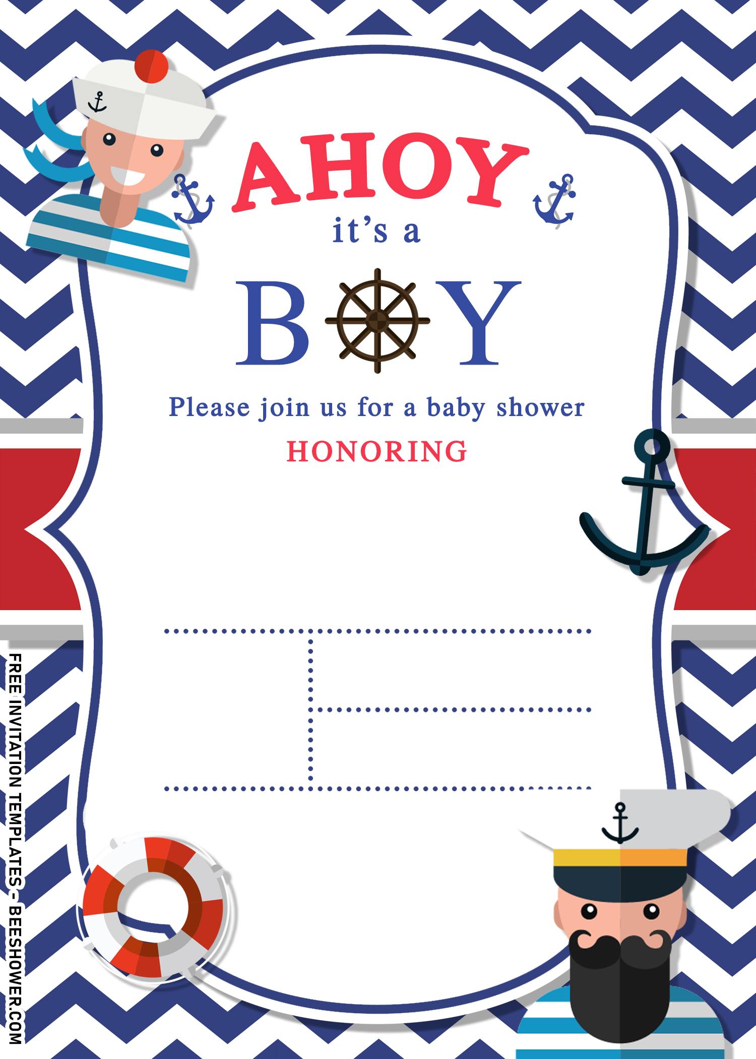 11+ Nautical Themed Birthday Invitation Templates For Your Kid’s Birthday Bash and has Pirate