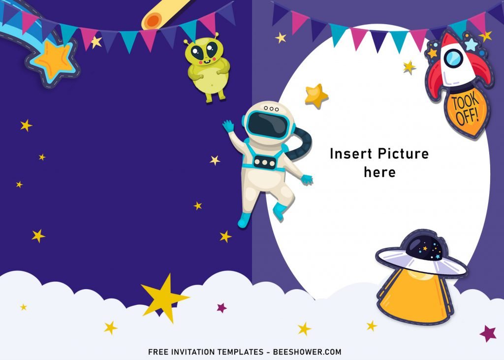 11+ Space Galaxy Birthday Invitation Templates For Your Little Astronaut’s Birthday Party and has 