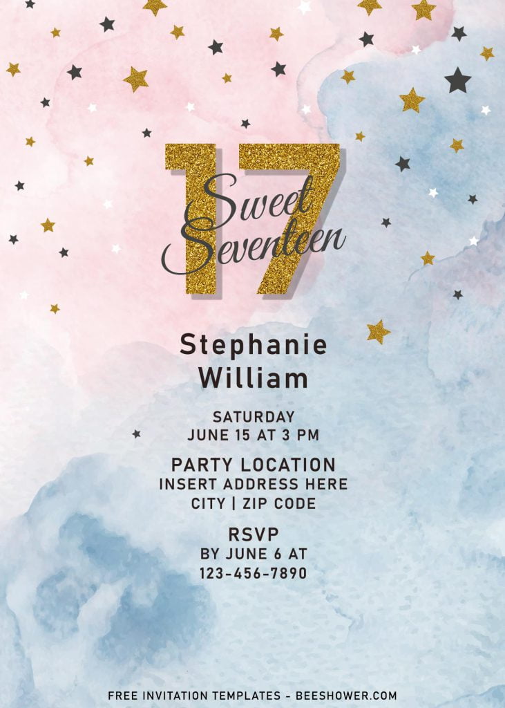 7+ Hand Painted Watercolor Birthday Invitation Templates