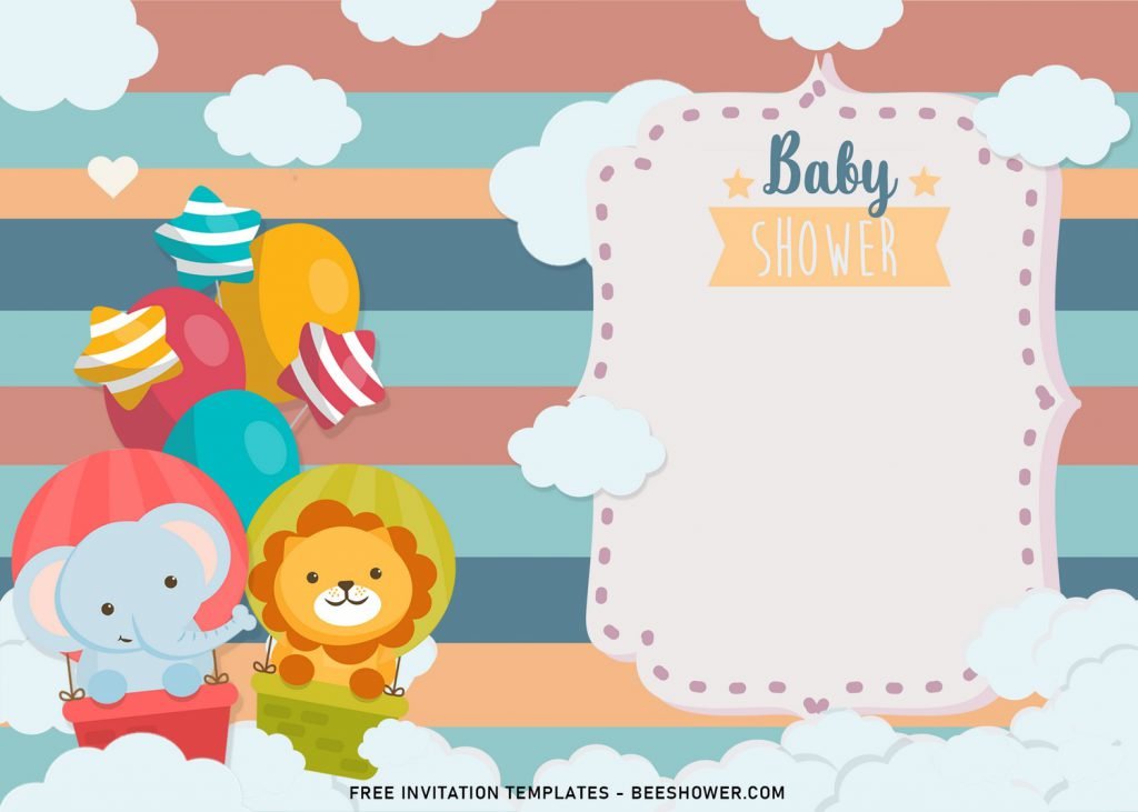 8+ Cute Baby Animals Themed Birthday Invitation Templates