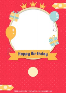 8+ Cute Birthday Invitation Templates For Your Kid's Birthday Party and has Photo Frame
