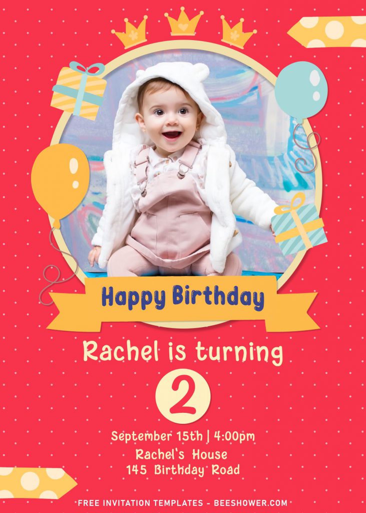 8+ Cute Birthday Invitation Templates For Your Kid's Birthday Party