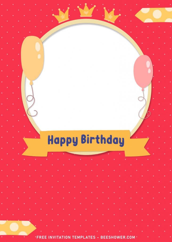8+ Cute Birthday Invitation Templates For Your Kid's Birthday Party and has Princess Tiara