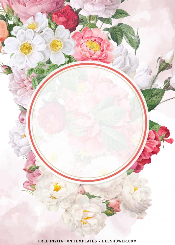 10+ Enchanted Spring Floral Birthday Invitation Templates | Beeshower