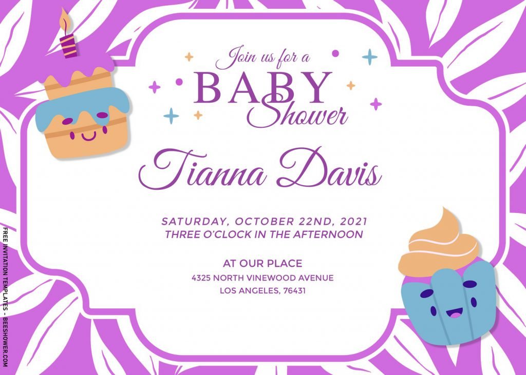 7+ Cute Sweet Treats Baby Shower Invitation Templates
