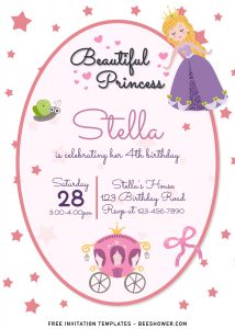 8+ Beautiful Hand Drawn Princess Birthday Invitation Templates
