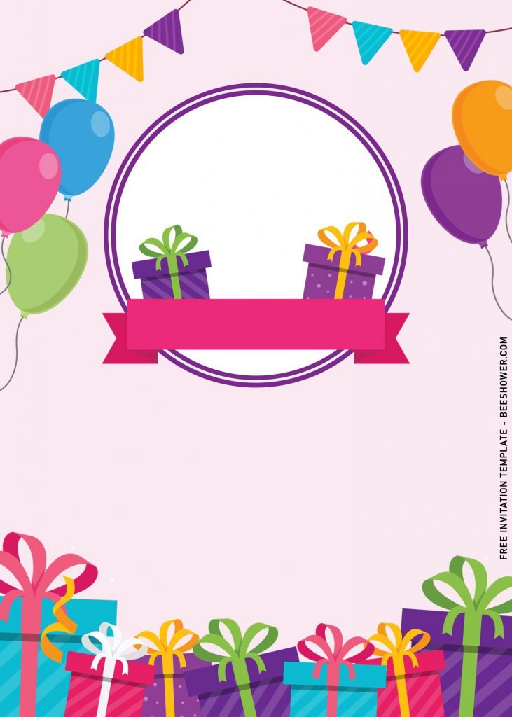 10+ Personalized Kids Birthday Party Invitation Templates For Any Ages and has picture frame