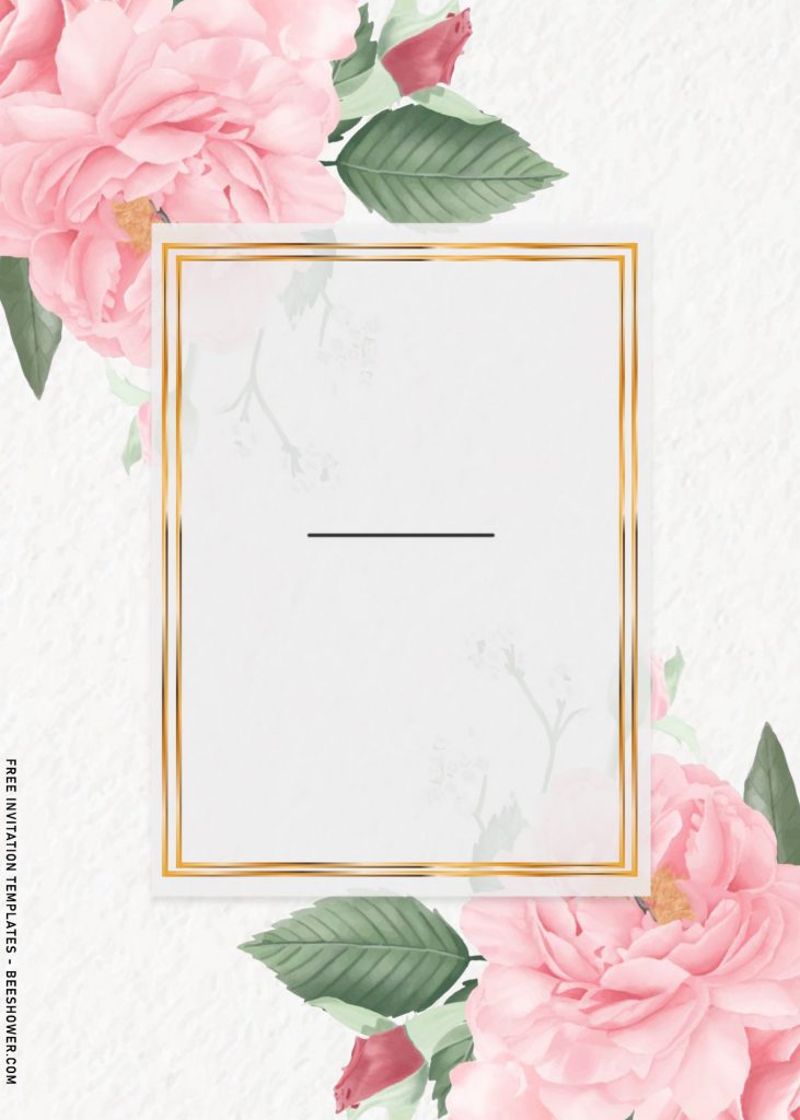 7+ Beautiful Modern Floral Birthday Invitation Templates with solid white background
