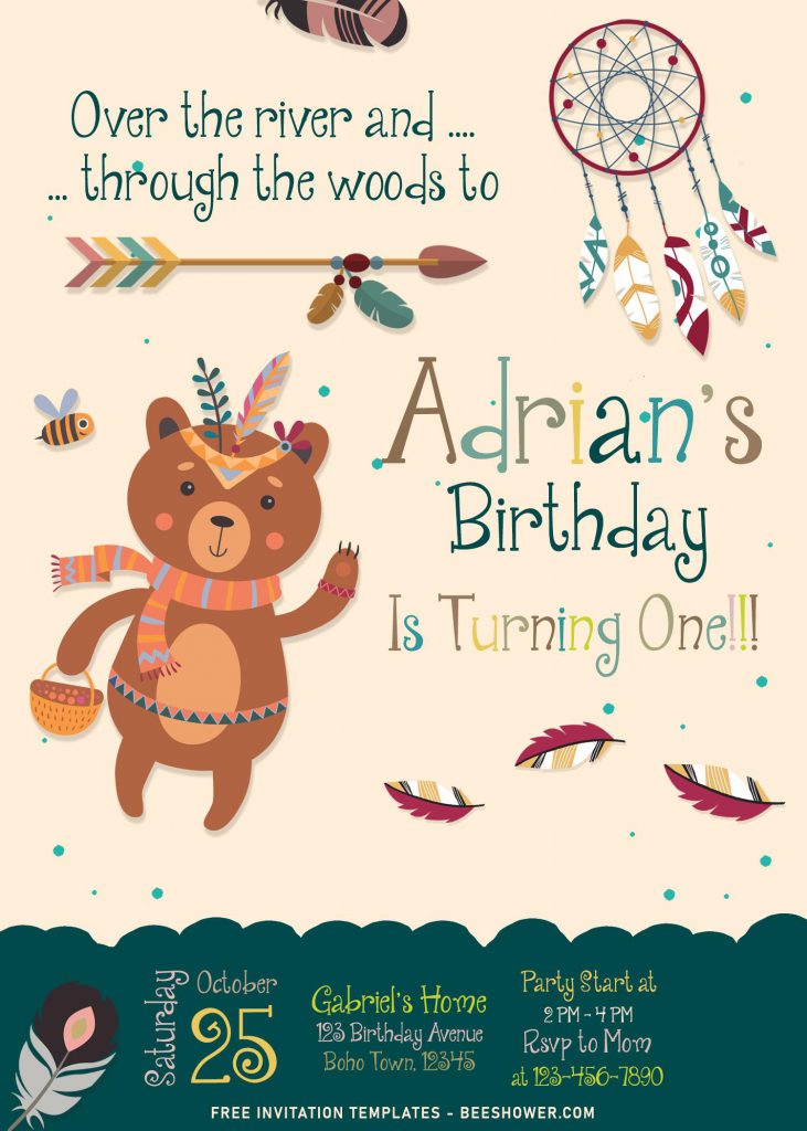 7+ Woodland Birthday Invitation Templates For Your Little Animal Lover Birthday
