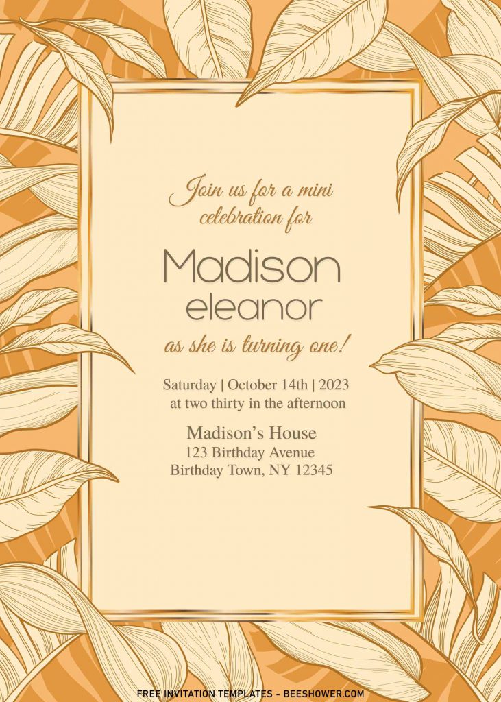 7+ Bright Greenery Birthday Invitation Templates