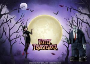 10+ Hotel Transylvania 4 Theme Birthday Invitation Templates with Mavis