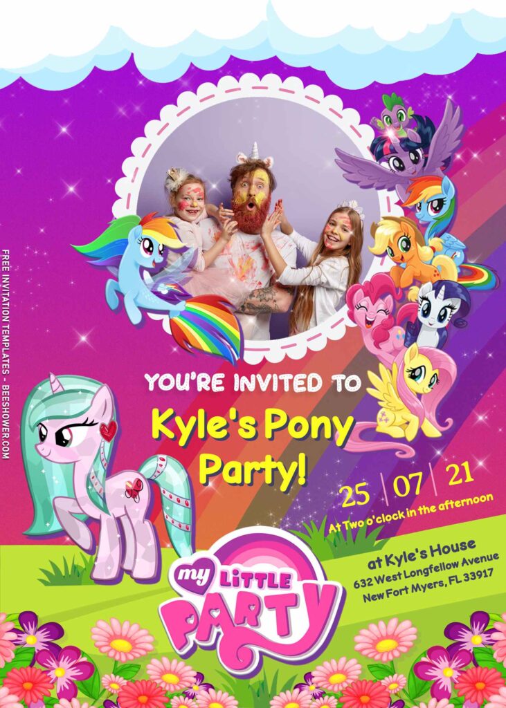 9+ Sparkling My Little Pony Birthday Invitation Templates