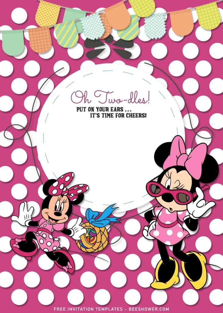7+ Minnie Mouse Baby Shower Invitation Templates with 