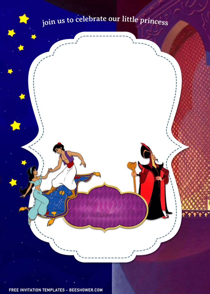 7+ Aladdin Birthday Invitation Templates with Jafar