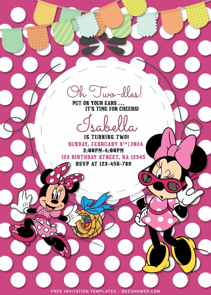 7+ Minnie Mouse Baby Shower Invitation Templates