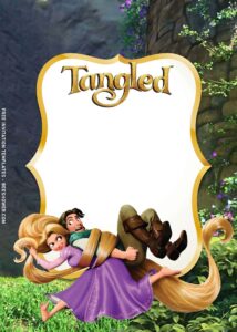 8 Cute Rapunzel Theme Birthday Invitation Templates - Downloadable 8+ Cute Rapunzel Theme Birthday Invitation Templates - Template No. 7