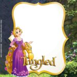 8+ Cute Tangled Rapunzel Birthday Party Invitation Templates