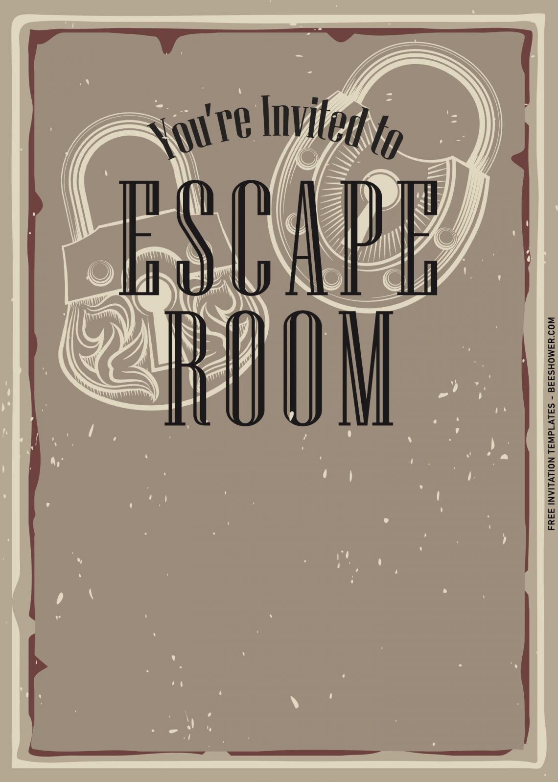 9+ Fun Escape Room Challenge Party Invitation Templates | Beeshower