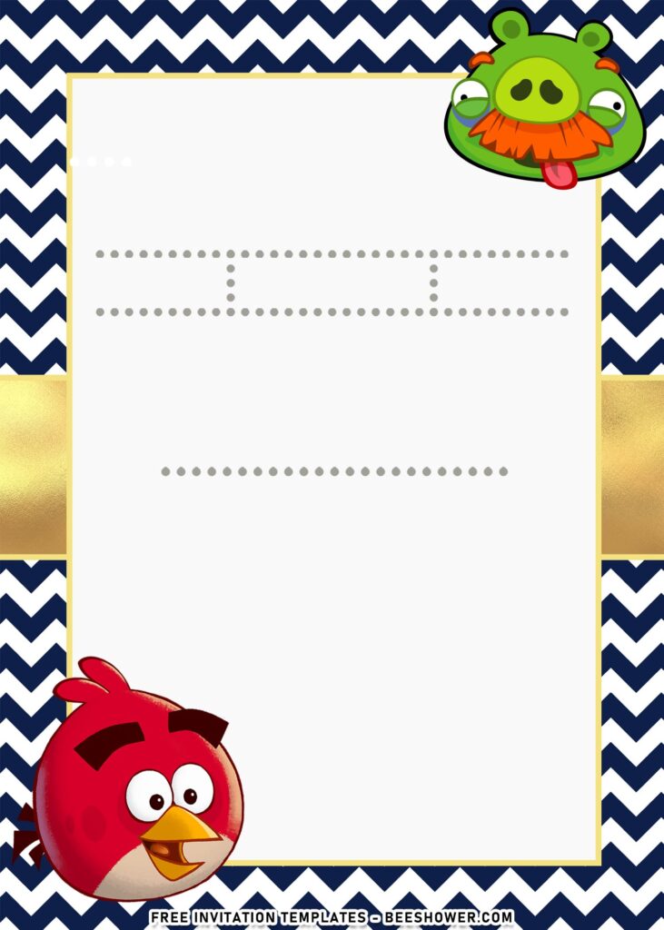 7+ Lovely Cute Angry Birds Boy And Girl Birthday Invitation Templates with cute red