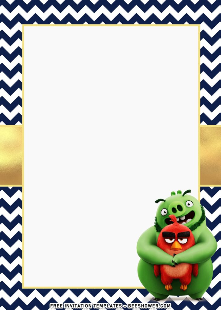 7+ Lovely Cute Angry Birds Boy And Girl Birthday Invitation Templates with the bad piggies