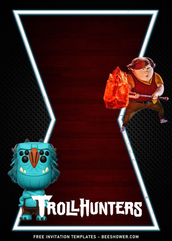 7+ Incredible Trollhunters Birthday Invitation Templates with Blinky