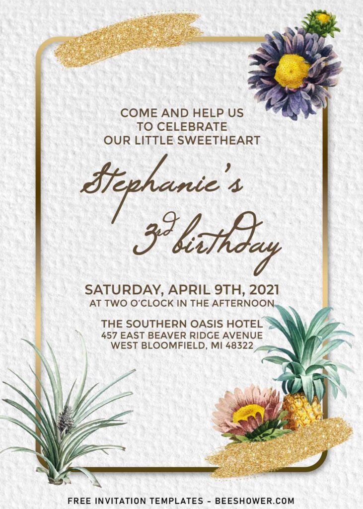 9+ Minimalist And Luxe Floral Baby Shower Invitation Templates