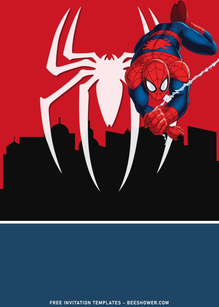 9+ Ultimate Spiderman Birthday Invitation Templates with 