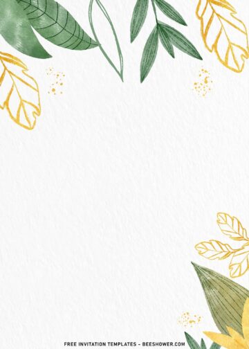 Download 7+ Dried Foliage Gold Birthday Invitation Templates For Summer ...