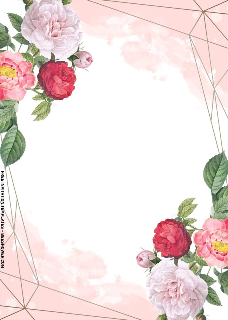 Download 7+ Delightful Romantic Rose Baby Shower Invitation Templates ...