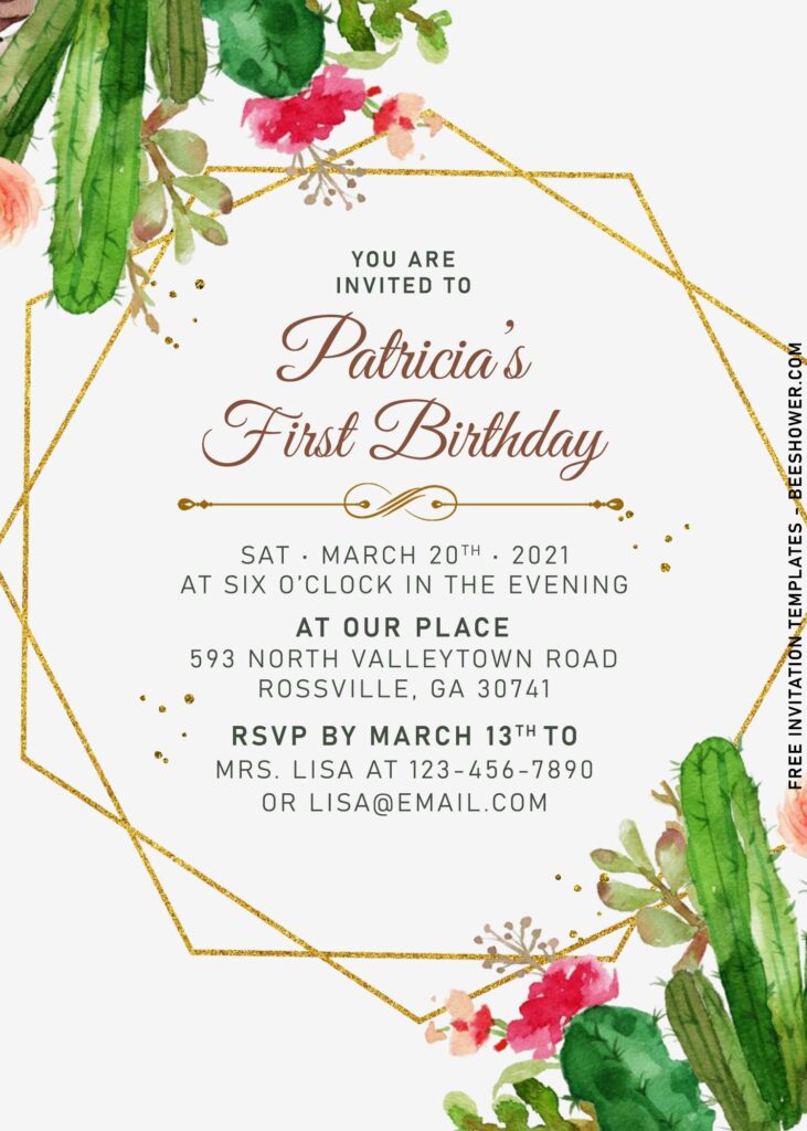 9+ Greenery Foliage Charm Invitation Templates Great For Summer Events