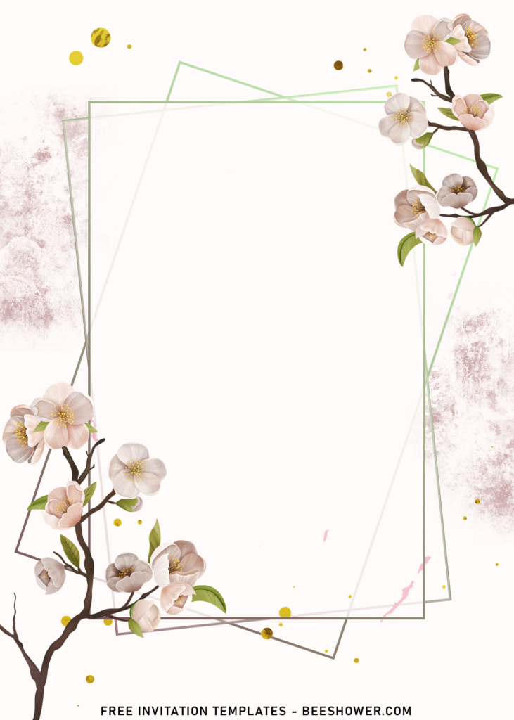 8+ Wonderful Waxy Orchid Floral Invitation Templates with Orchid borders